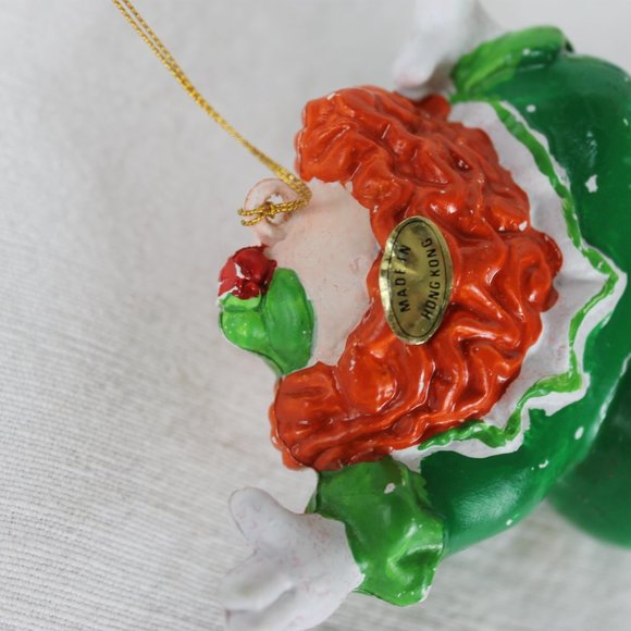 Plastic Blow Mold Ornament Lot Of 4 MCM Christmas Dancing Clowns Vintage Holiday - Picture 6 of 12